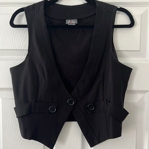 Dots Black Vest
